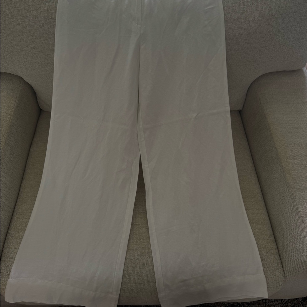 H&M Cream Wide Leg Pants